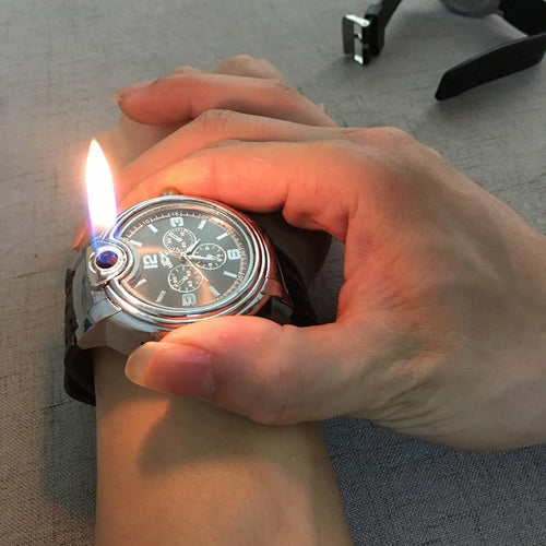 Fashion Lighter Men's Quartz Wrist Watches