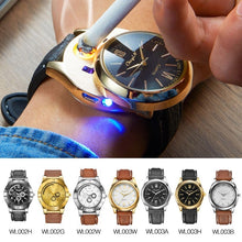 Load image into Gallery viewer, Windproof Cigarette Lighters USB Charging Lighter Watch