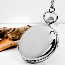 Load image into Gallery viewer, Silver Polish Quartz Men Pocket Watch