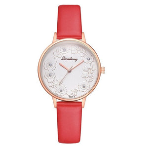 3D Embossed Flowers Watches