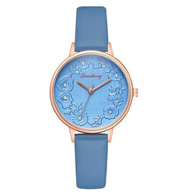 Load image into Gallery viewer, 3D Embossed Flowers Watches