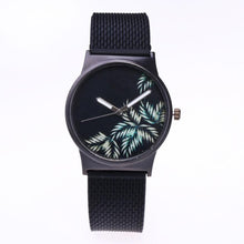 Load image into Gallery viewer, Watch Women Black Flower Watches