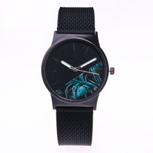 Load image into Gallery viewer, Watch Women Black Flower Watches
