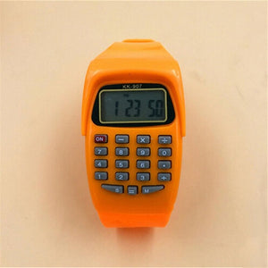 Handheld Silicone Scientific Multifunction Electronic Calculator Watch