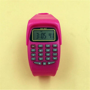 Handheld Silicone Scientific Multifunction Electronic Calculator Watch